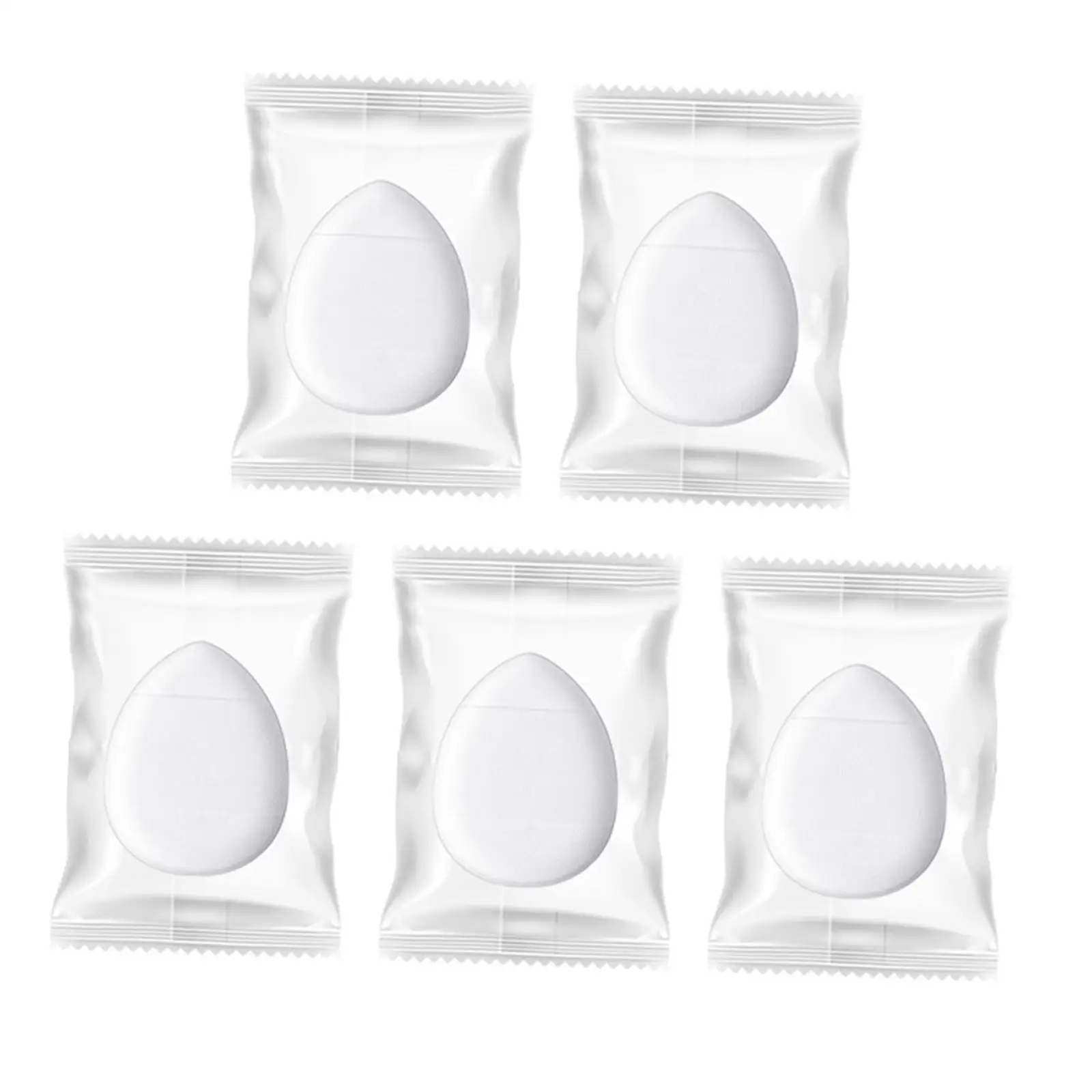 5x Finger Puffs Wet Dry Use Multifunctional Soft Face Eyes Makeup Pads Mini Makeup Puff for Foundation Repair Cream Concealer