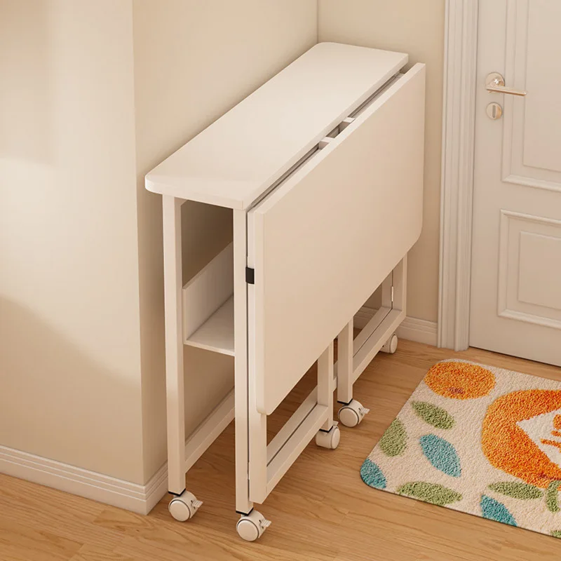Folding Bedside Table Portable Space Saving Small Desk for Home Computer Study Lazy Bed Tray