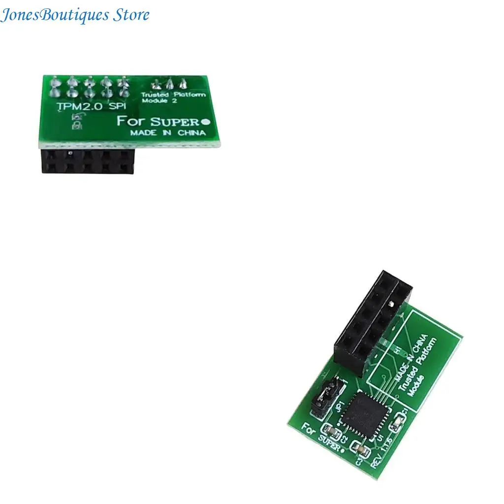 

10-контактный модуль SPI TPM2.0, 1 шт., доверенная платформа для SuperMicro AOM-TPM-9670H W8KE