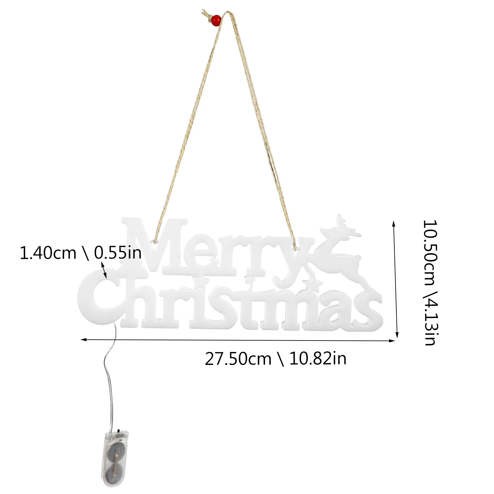 لوحة إضاءة محمولة لتزيين عيد الميلاد، تصميم معلق للاستخدام الداخلي والخارجي، مصباح جارلاند لعيد الميلاد، مصباح جو عيد الميلاد #5