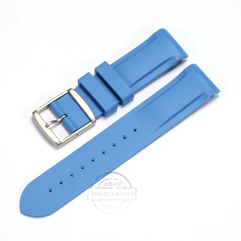 Colored Silicone Watch band Suitable for SWATCH OMEGA 20mm Rubber Strap Men Women Outdoor Sports Waterproof Bracelet Accessories