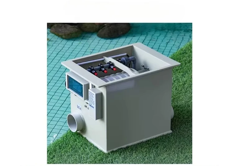 PM-10 Fish Pond Drum Micro Filter Drum Filter Small Water Circulation Fish Farming Landscape Courtyard