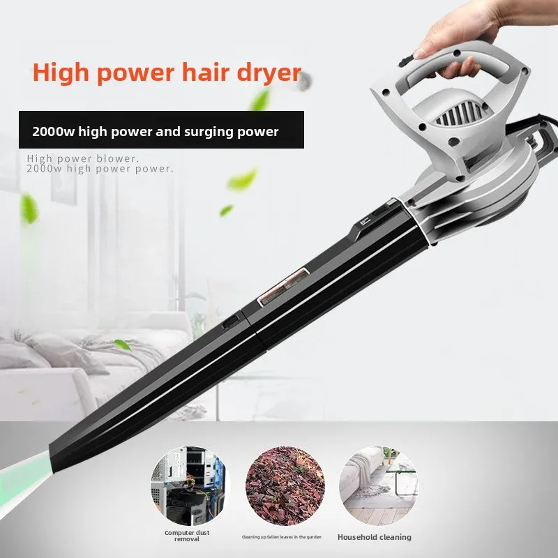 220V Mini Electric Blower High Power Industrial Dust Blower Computer Dust‑Cleaning Vacuum