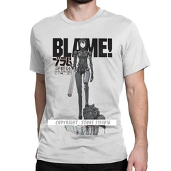 Blame T Shirts Men's Cotton Hipster T-Shirt O Neck Sidonia Manga Heavy Industries Nihei Tsutomu Anime Tops T Shirt Male Camisa