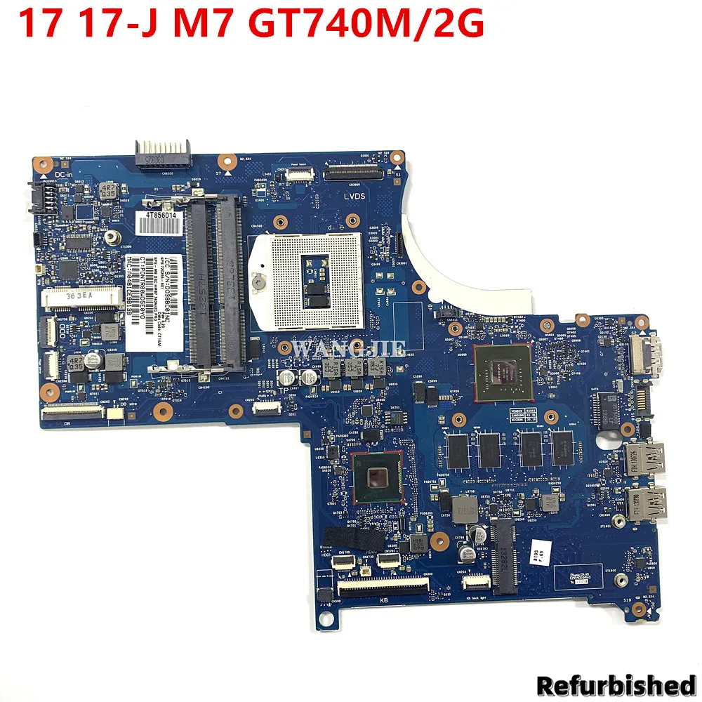 

For HP Envy 17 17-J M7 Series Laptop Motherboard 720266-001 720266-501 720266-601 GT740M/2G TPN-I111 6050A2549801