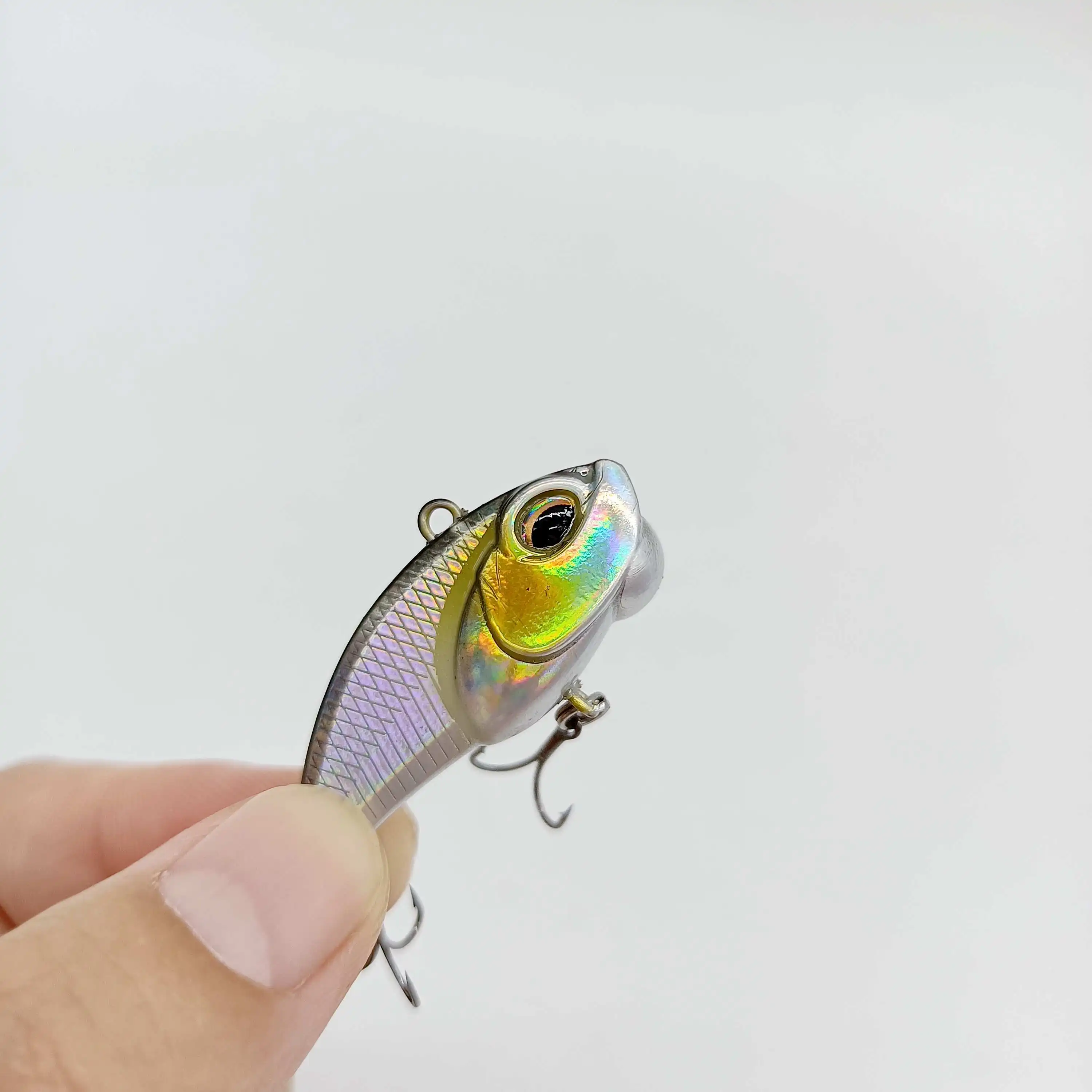 DUODUOYU 1PCS Sinking VIB Fishing Lures 3.5g/40mm Mini VIB Trout Wobbler Crankbait Hard Baits Bass Pesca Fishing Tackle