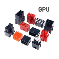 5 Pcs GPU 4.2 mm 6 8 6+2 PIN Receptacle Plug Housing for PCI-E PCIe Graphics Card Video Power Connector Shell