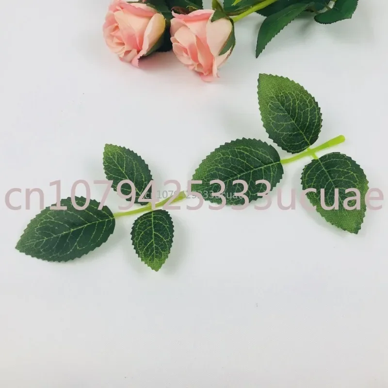 Factory sale silk leaves for roses Flower arranging accessories leaf for artificial flower