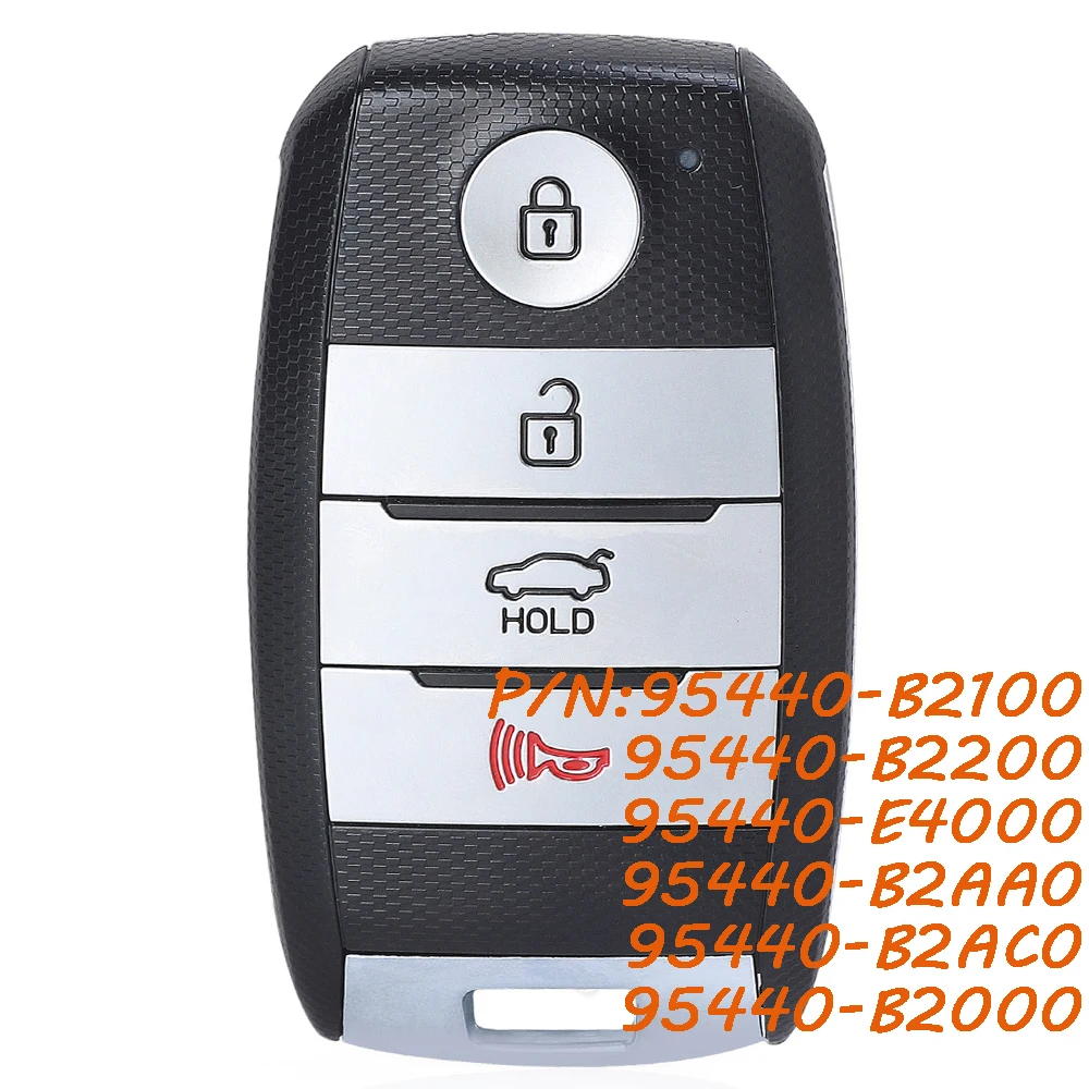 95440-B2100 95440-B2200 95440-E4000 95440-B2AA0 95440-B2AC0 95440-B2000 기아 쏘울 2014 2015 2016 EV 2017 2018용 리모컨 키