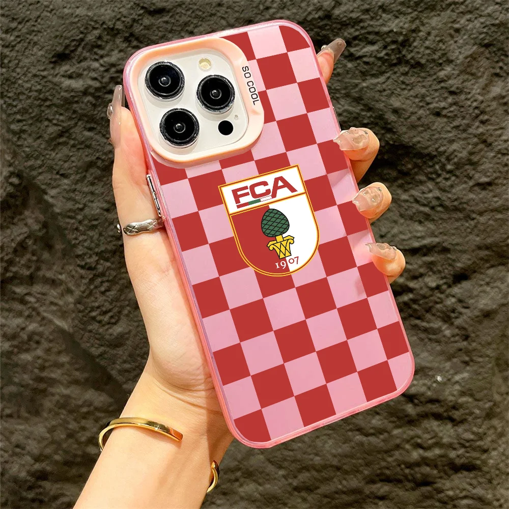 Fc Club حافظات هاتف متينة لهاتف آيفون 16 15 14 13 12 11 X XR XS 7 8 Plus Pro Max iPhone13 Mini ProMax Apple S-augsburgs-P #3