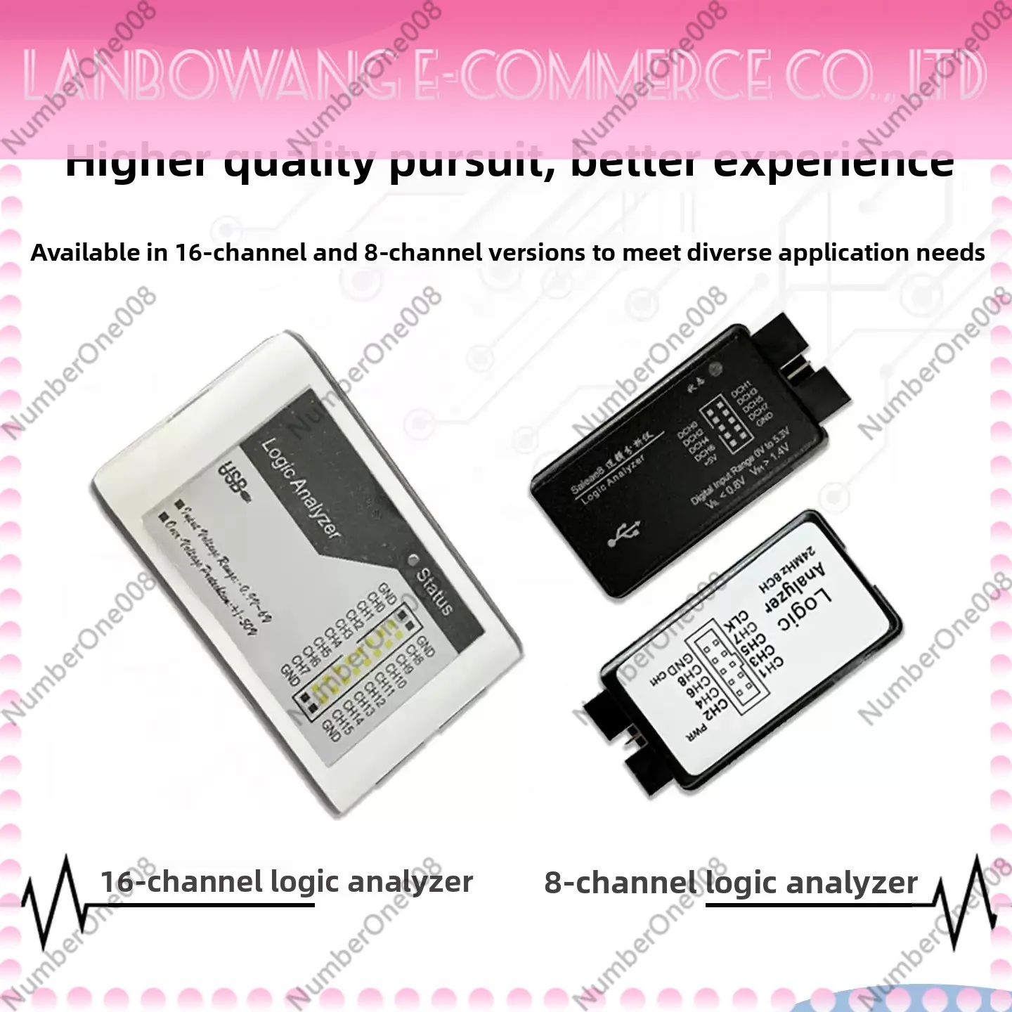 Logic Analyzer Saleae Logic16 Channel 100M Full Channel Digital Signal Oscilloscope