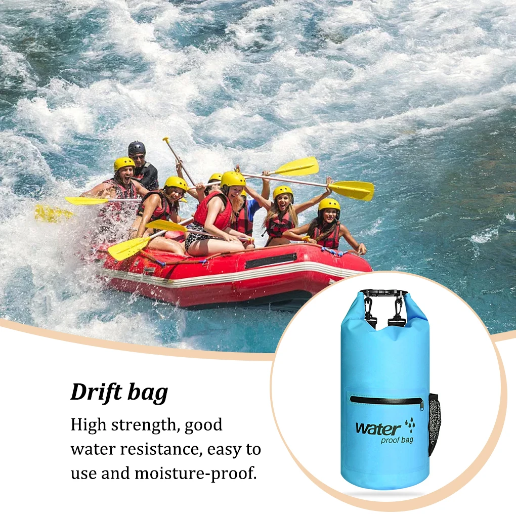 10L Waterproof Dry Bag Rafting Boating Drifting Camping Canoeing Pouch