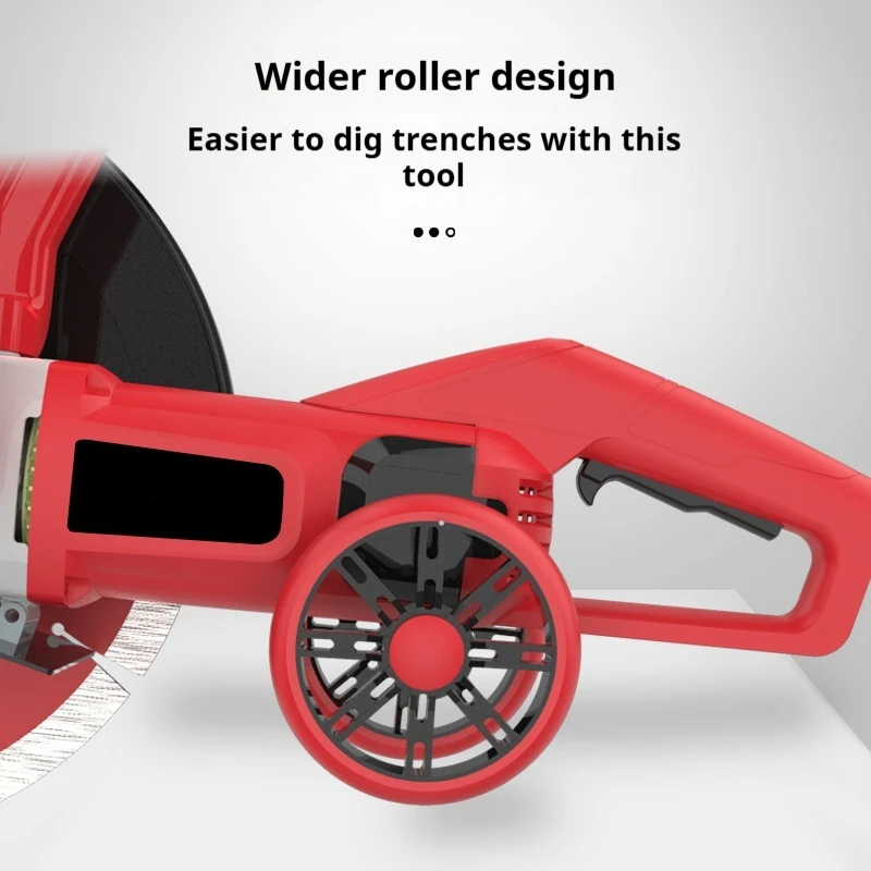 Electric Circular Blade Cutting Saw 220V High-power Handheld Wall Cutter Tile Concrete Brick Wall Cutter