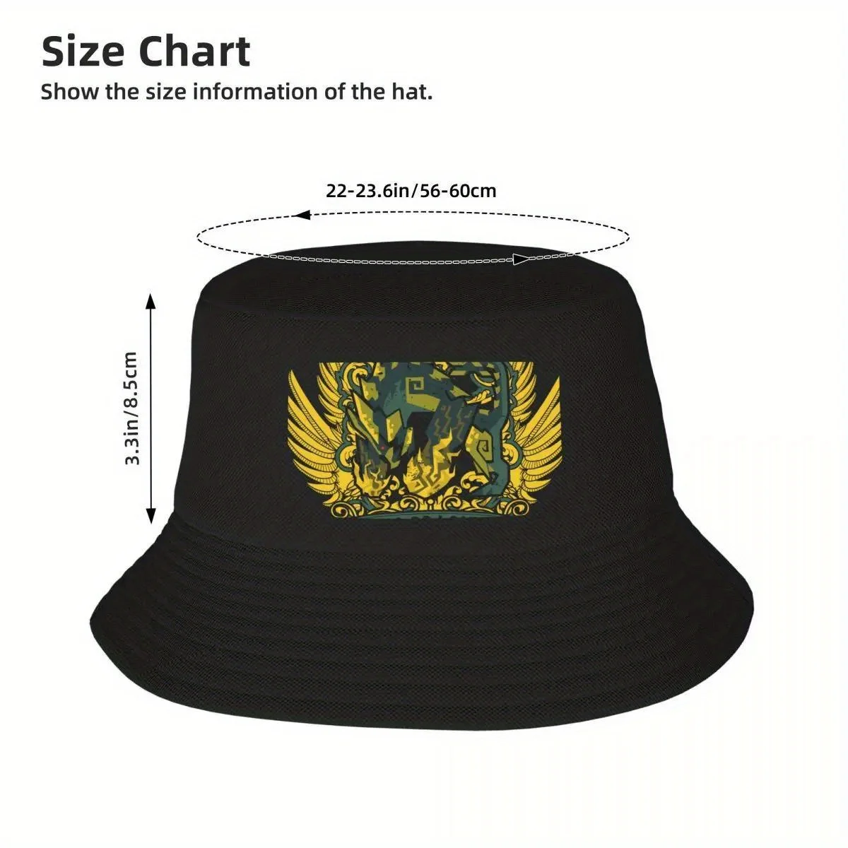 Новинка 2024 года RAGING BRACHYDIOS - CREST (ICEBORNE) Панама Пляжная сумка Wild Ball Hat Женская и мужская
