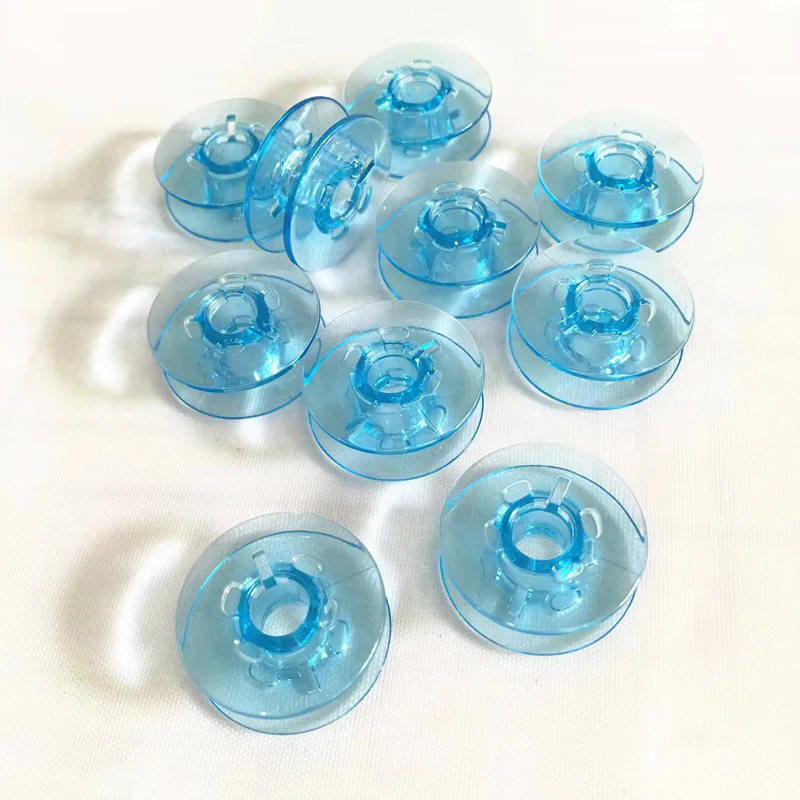 50 PCS/Lot #9033P Blue Plastic Sewing Bobbins For Pfaff Brand 1469 1471 1472 1473 1475 Creative 2134 Sewing Machine Accessories