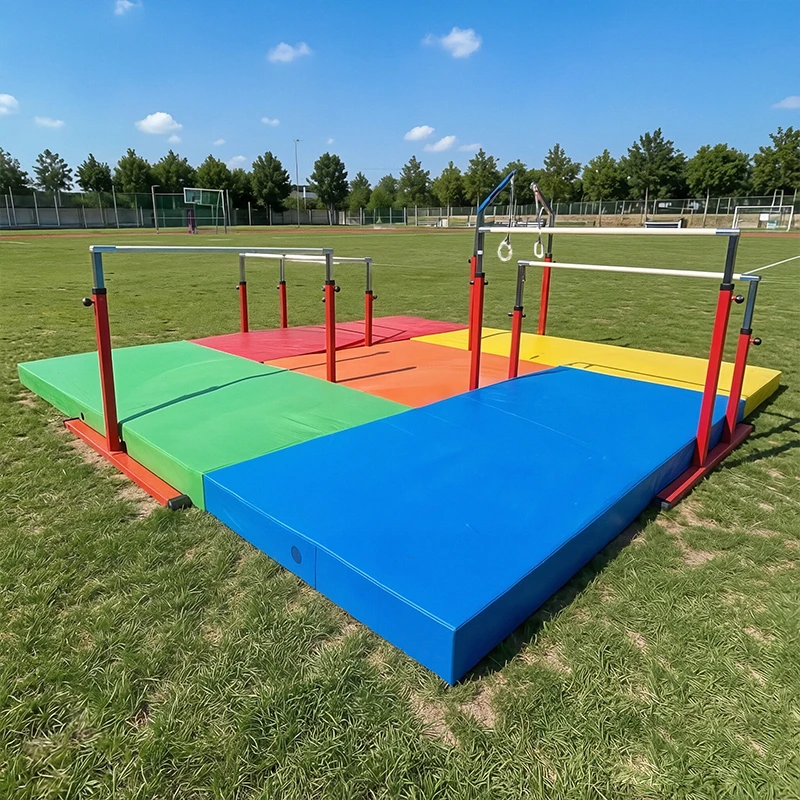 Best Gymnastics Equipment Combination Set Home Gym for Kids Gymnastics Single Adjustable Horizontal bar Gymnastics-equipmentprom