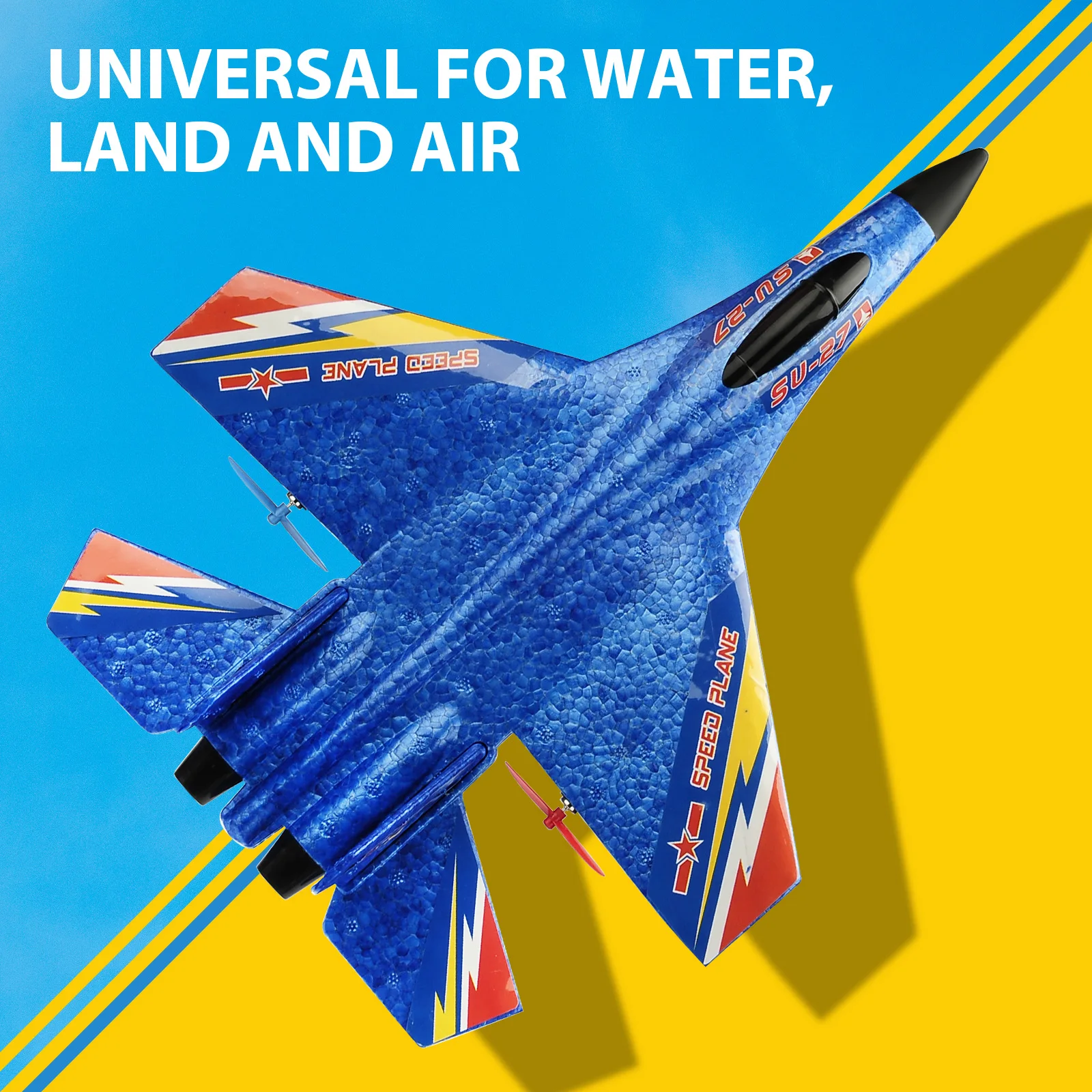 FREMEGO RC Aircraft SU-27 RC Plane 2.4G Radio Control Glider Remote Control Fighter Glider Foam Airplane Toys Gifts