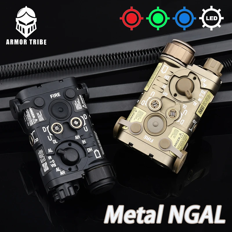 

Metal CNC Airsoft NGAL Red Green Blue IR Laser Airsoft White Flashlight/Srtobe 20mm Rail AR15 Rifle Outdoor Hunting Flashlight