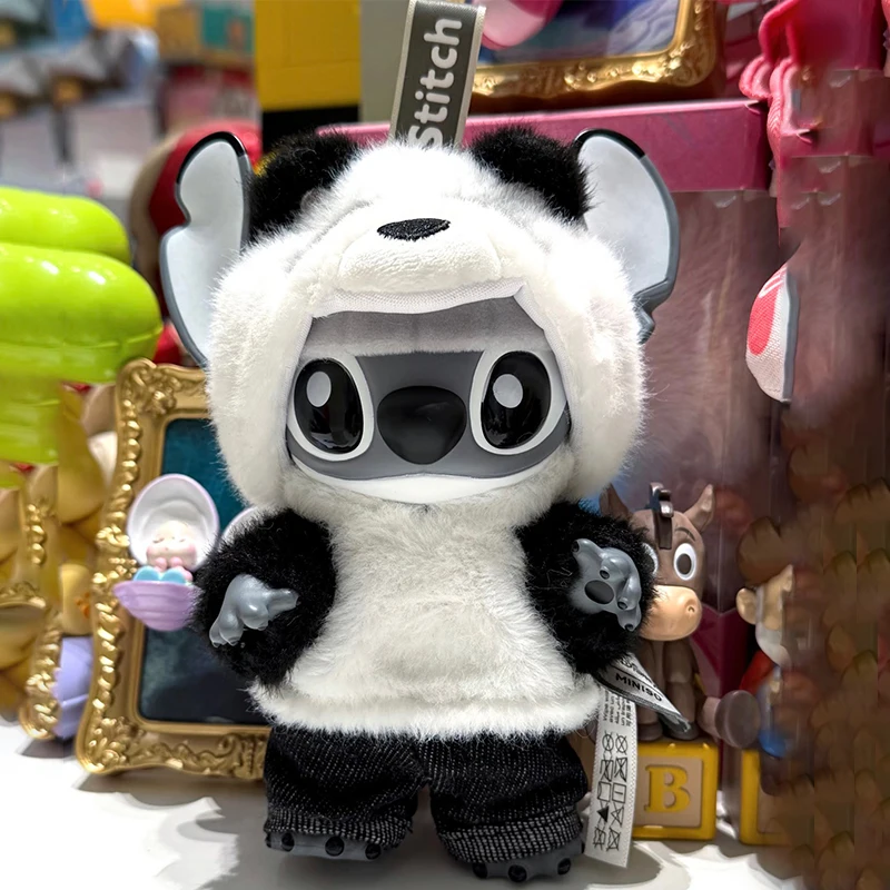 

Disney Stitch Gen z Street Series Панда Виниловое лицо Плюшевые игрушки-куклы Брелок Ограниченная серия Коллекционная слепая коробка Модные игрушки
