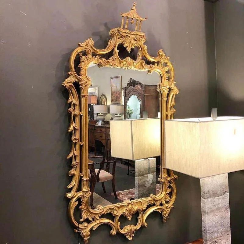 Accent Nordic Mirror Luxury Design Save Space Fashion Fashion Modern Bedroom Mirror Unique Spiegel Wand Living Room Decoration
