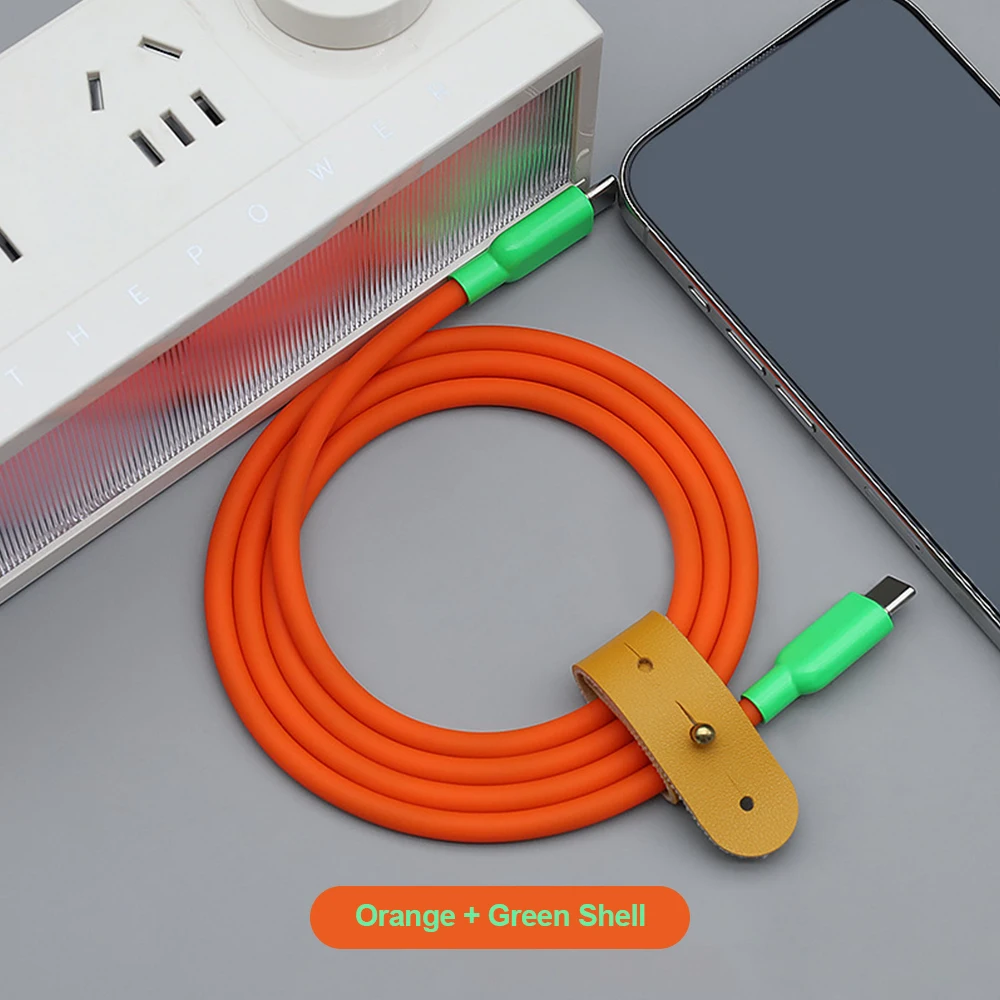 240W Flüssigsilikon USB-C auf Typ-C Schnellladekabel Typ-C Datenkabel für iPhone 17 16 15 Pro Max MacBook iPad Samsung S26