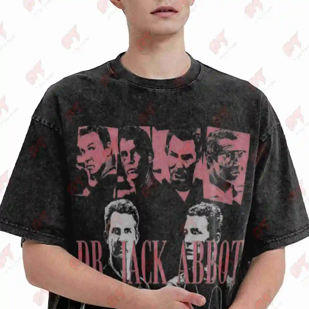Dr Jack Abbot Medical Drama Vintage Washed Tee Pure Cotton T-Shirt