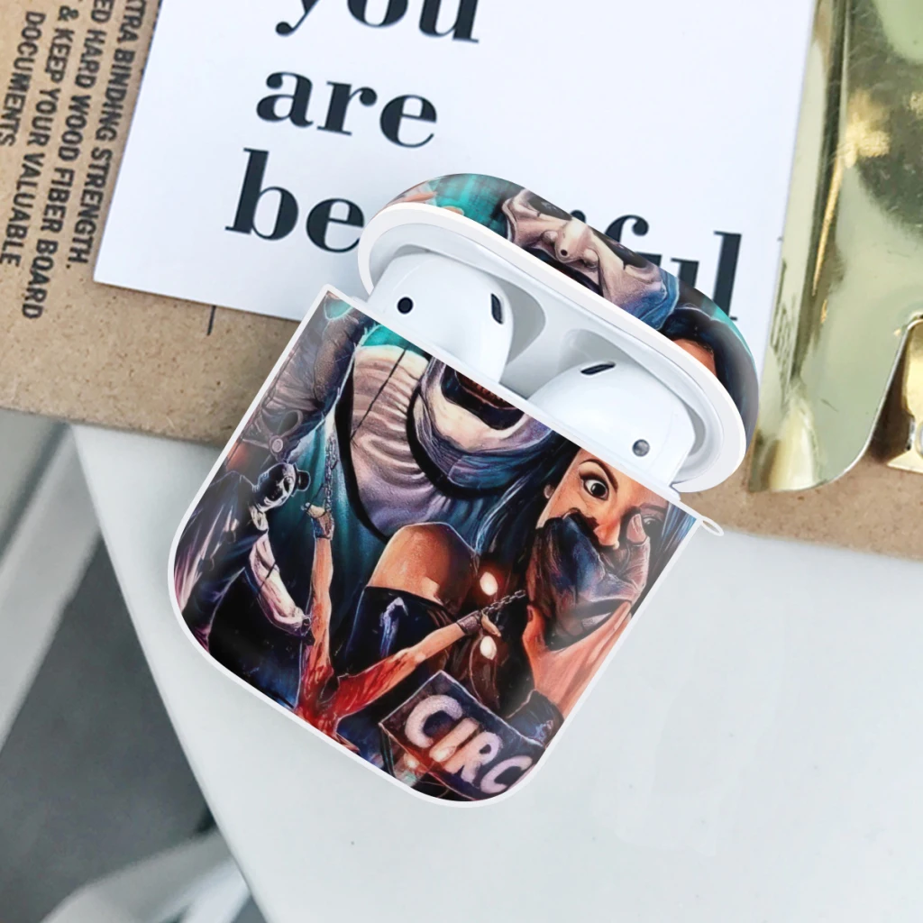 Juste de protection rigide pour PC avec structure, compatible avec Apple AirPods 2e et 1ère génération, étui de charge, superbe