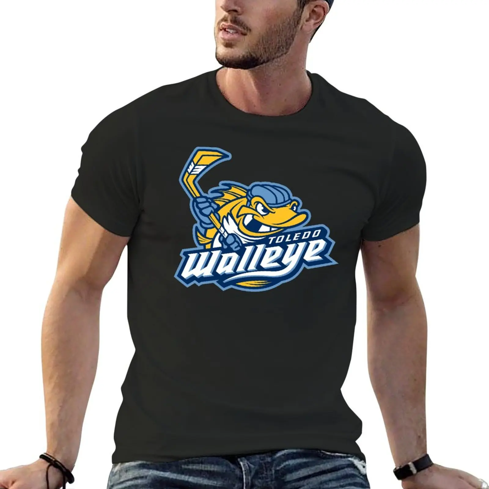 Toledo Walleye T-Shirt customizeds summer clothes mens t shirts top quality