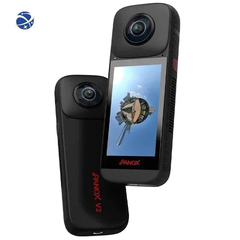 Action camara 360 Panox V2 360 camera for motorcycle 360 degree sport camera with cool video