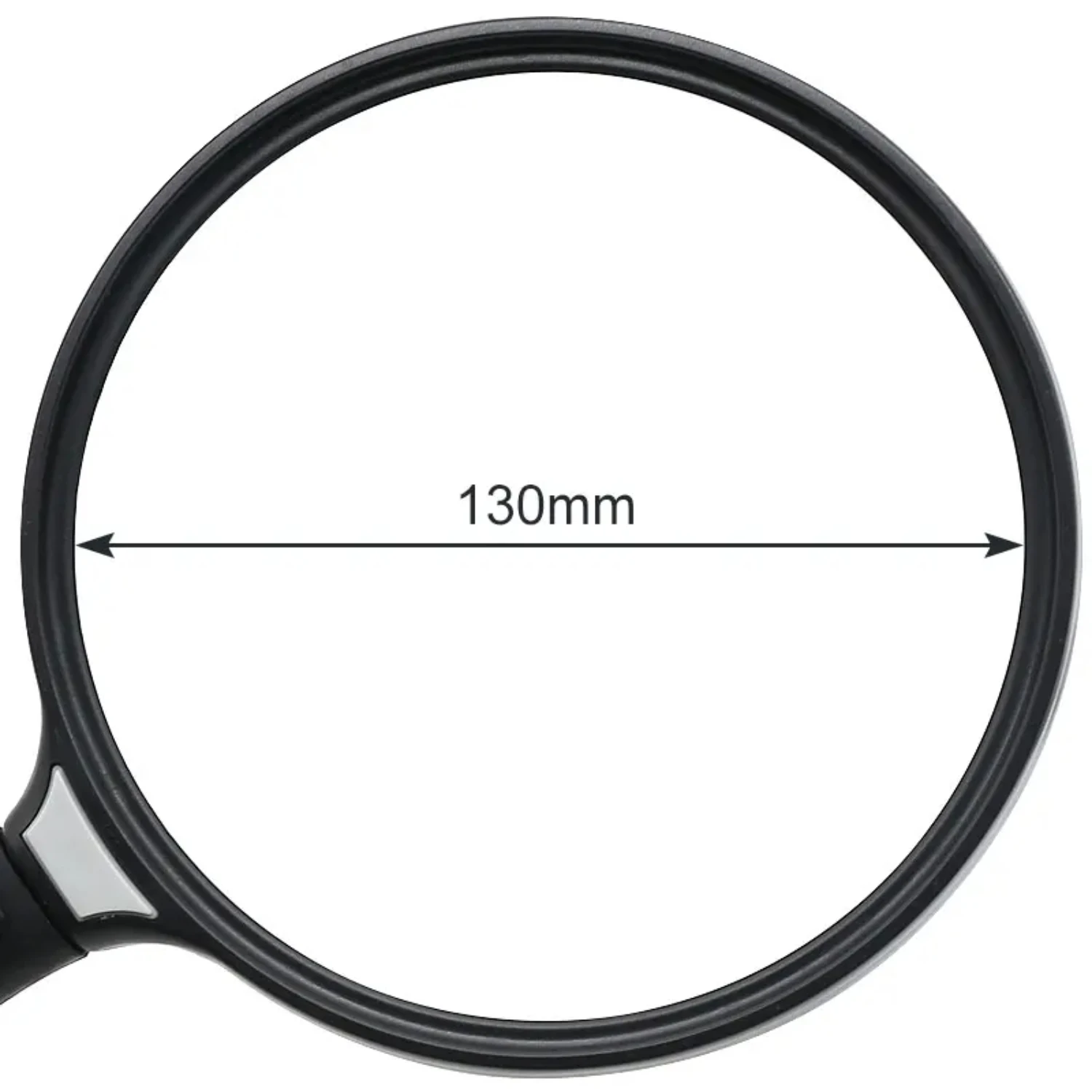 Enhance your reading experience with this lightweight, high-quality large handheld magnifier - perfect for maps, newspapers, and