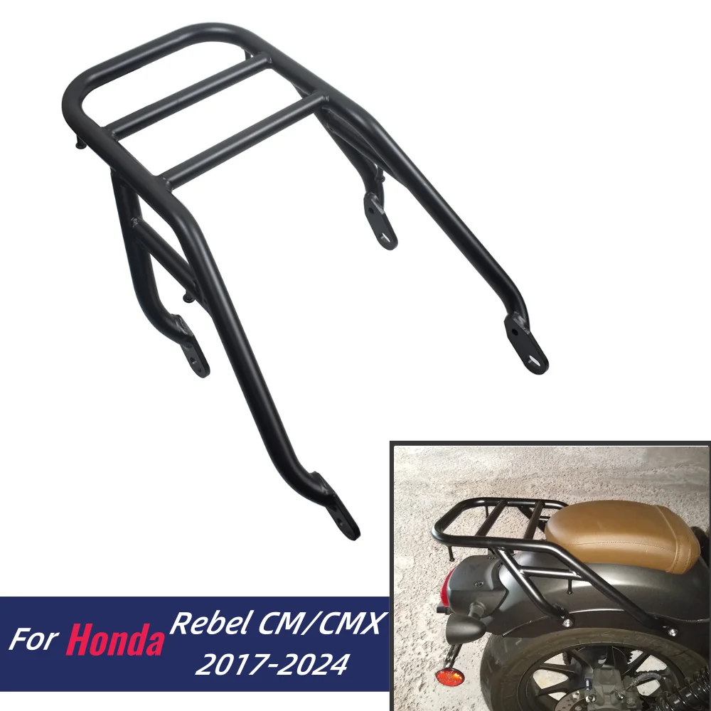 CM300 CM500 Rear Luggage Rack Motorcycle Tail Suitcase Carrier Support Shelf For Honda Rebel CMX CM 300 500 2017-2024 Parts