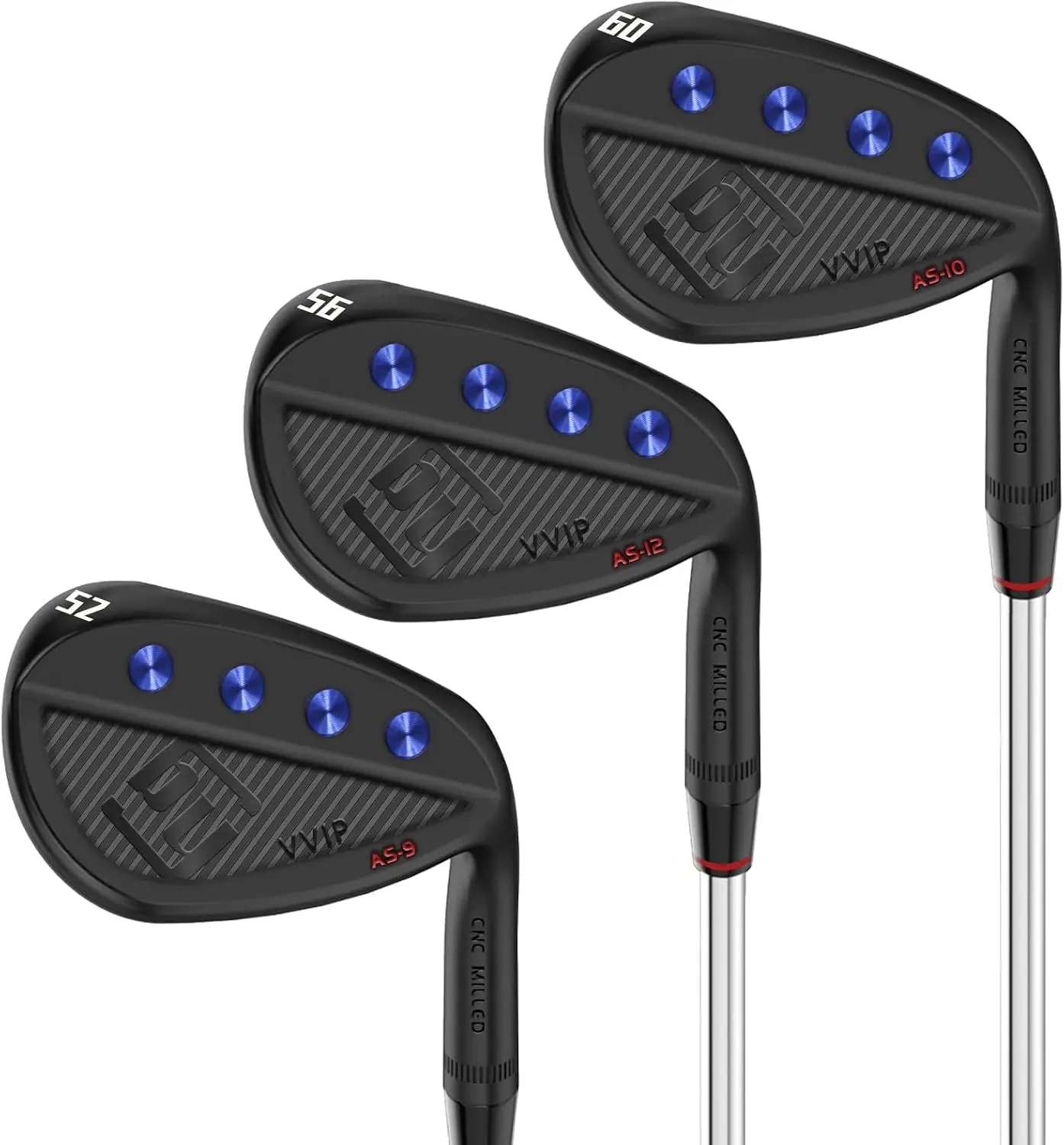 Full Face Golf Wedge Set 50/52/54/56/58/60 Forged Gap Sand Lob Wedge Clubs Milled