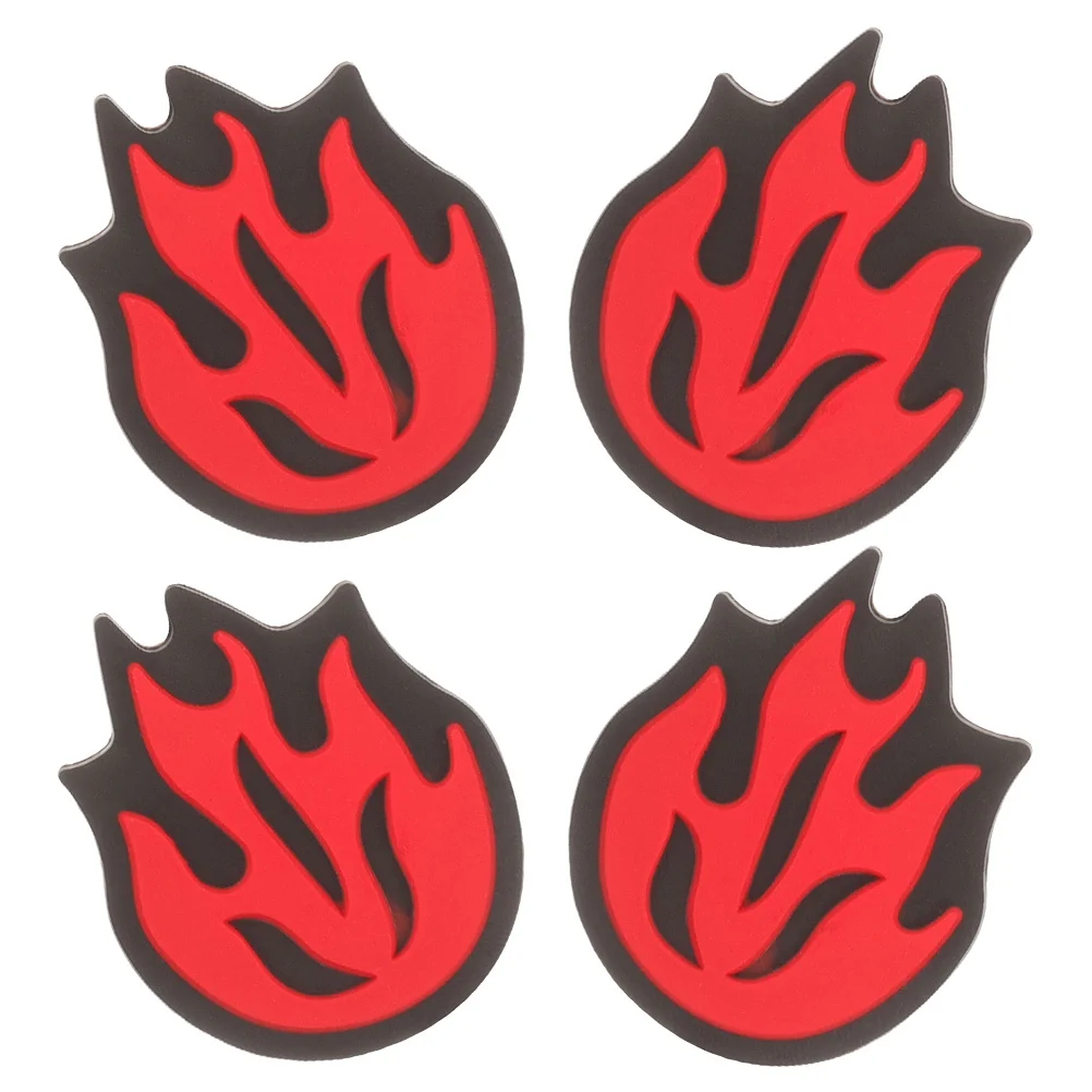 4 قطعة مضرب تنس ممتص الصدمات لهب تصميم سيليكون الاهتزاز المرطب قبضة مريحة جميع المستويات صدمة المثبط #2