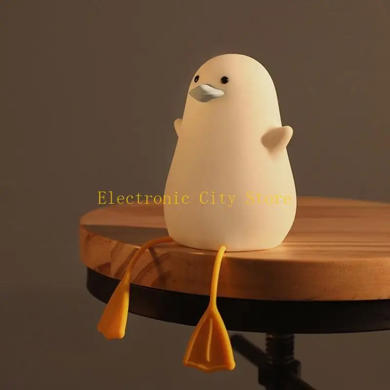 

Ночной свет для детей малыш утка силиконовой детская детская детская ночной свет с держателем телефона подарки на день рождения