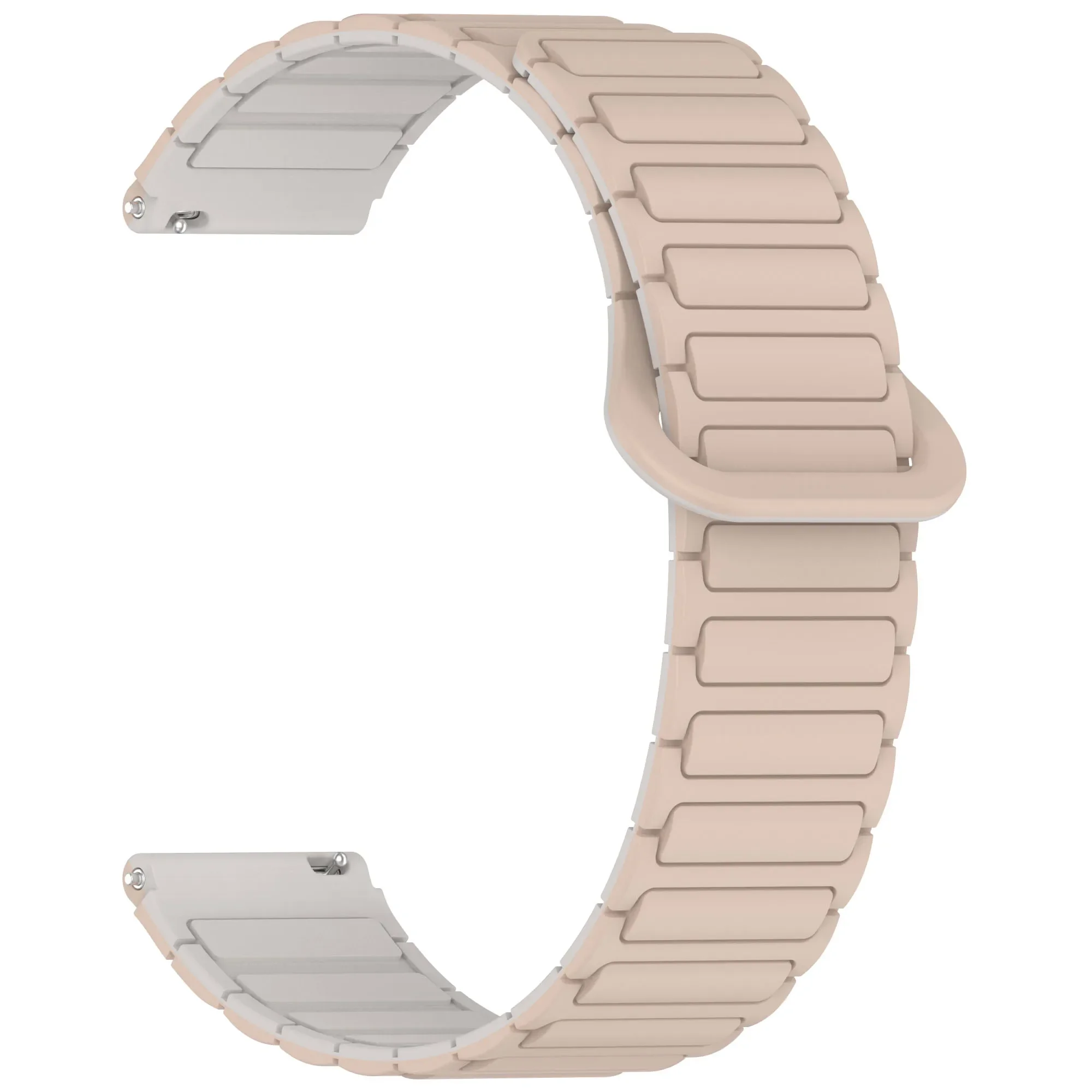 Cinturino magnetico in silicone da 20 mm per AXTRO Fit 3 / Fit 4 / Actxa Tempo 4c 5c per Haylou LS02 / RS4 Plus Bracciale uomo donna