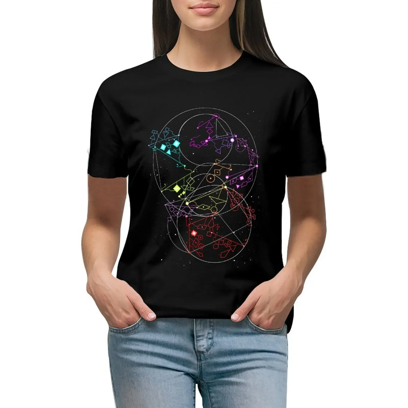 

She-Ra Constellations T-Shirt quick-drying funnys korean fashion customs Woman clothes