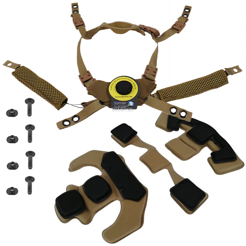 

Tactical Helmets Memory Foam Pad Quick Adjust Suspension System Lanyard Chin Strap for Team Wendy FAST Airsoft Helmet