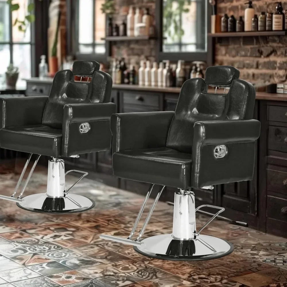 

Salon Chair for Hair Stylist Styling Chair with Hydraulic Pump, Removable Headrest, 360 Degrees Swivel Hair Chair