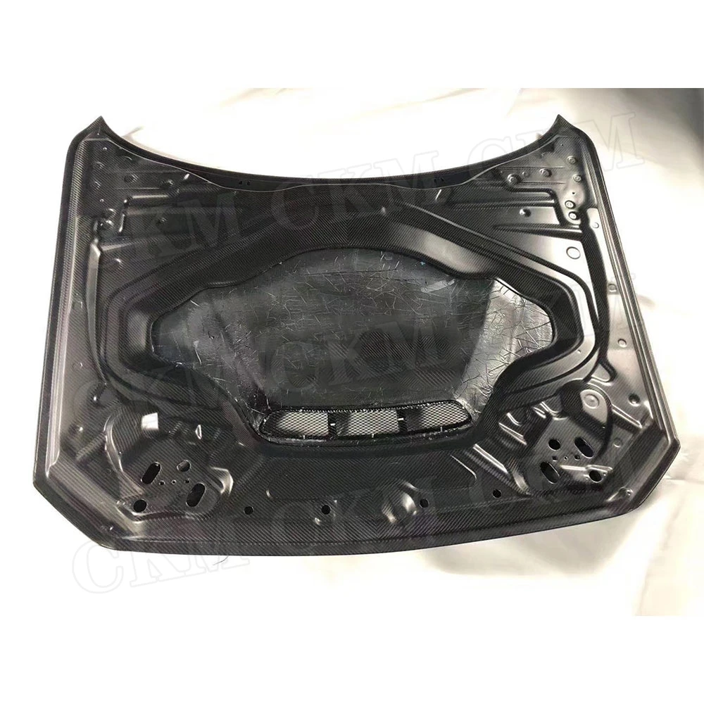 

CKMUUER Car Front Engine Hood Cover Dry Carbon Fiber Bonnet Cap for BMW 1 Series F20 2 Series F22 F87 M2 Hood