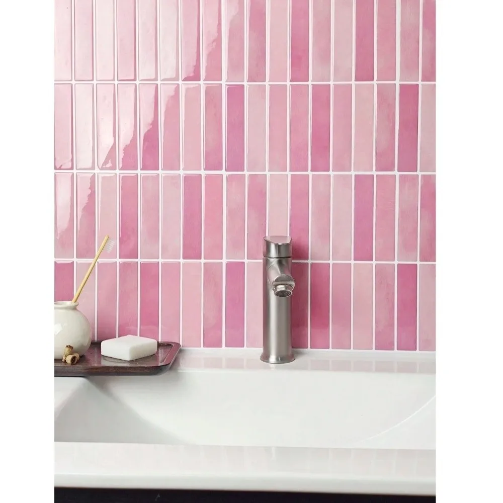 Modern Self Adhesive Tile Sticker PVC 2D Print Floor Film Oil Proof Water Proof Wall Decal For Wall Floor