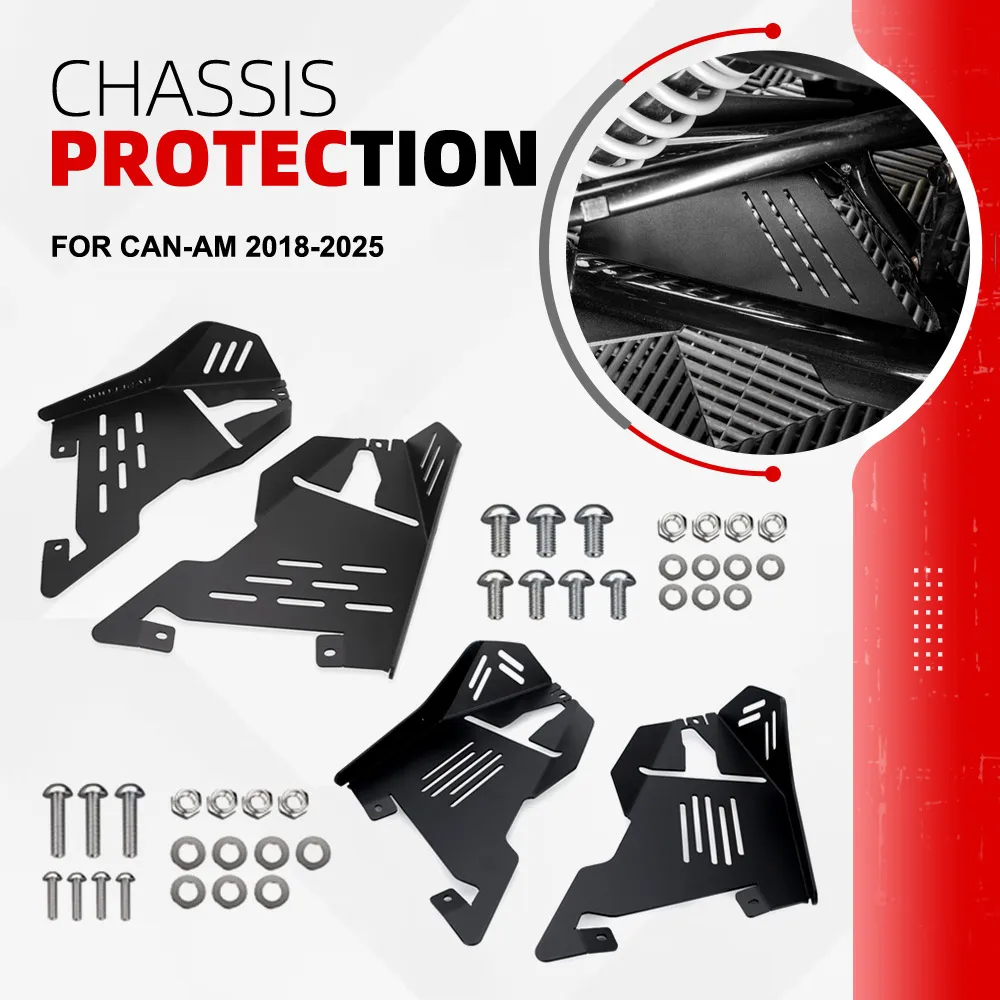 

Splash Guards FOR Can-Am 2018-2025 Ryker 600 900 Sport & Ryker Rally Edition Motorcycle Accessories Aluminum A-Arm Protector