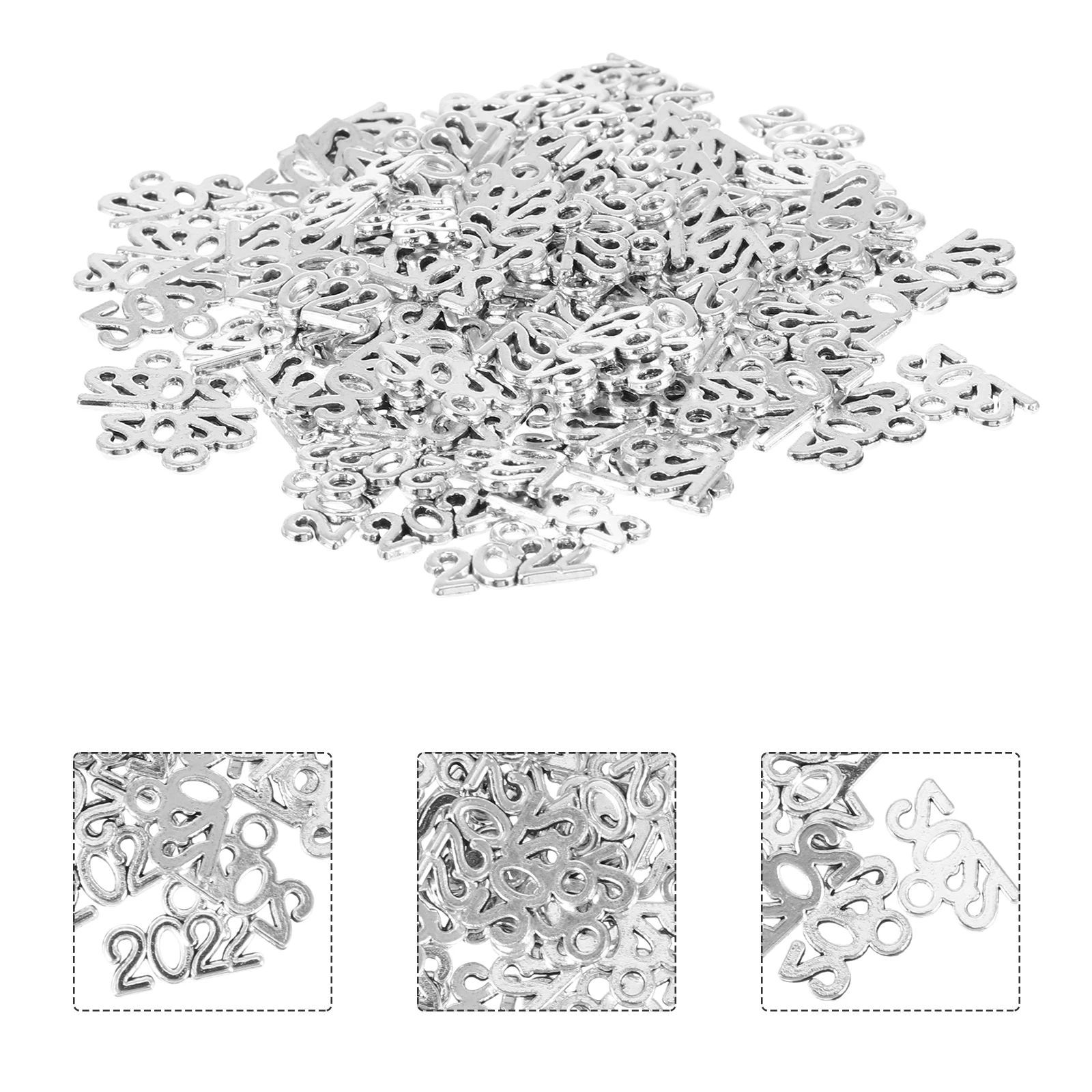 

Digital Jewelry Number Charm Accessories Earring Charms for Bracelets Tiny Holiday Year Ornament