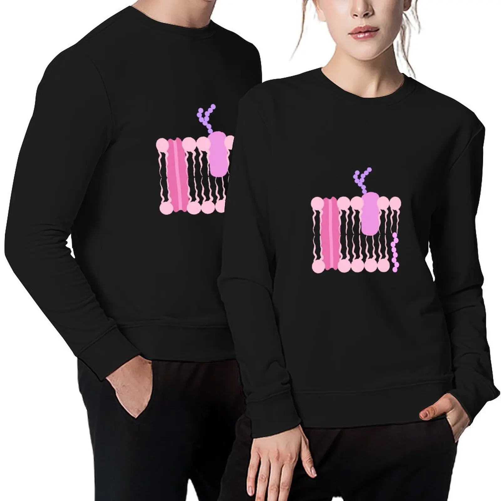 

Phospholipid Bilayer Pullover men's clothes tracksuit men autumn clothes men wear hooded sweatshirts