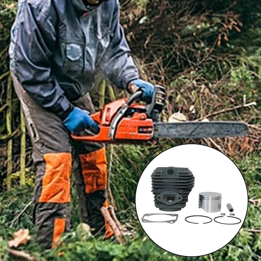 

Chainsaw Maintenance Cylinder Piston Kit Heavy-duty Tools Attention To Detail Design Easy Installation Components