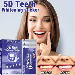 5d tiras branqueadoras para dentes, tiras de gel para dentes, remoção de manchas, higiene oral, tiras para cuidados, ferramentas branqueadoras dentárias, 7 a 14 pares