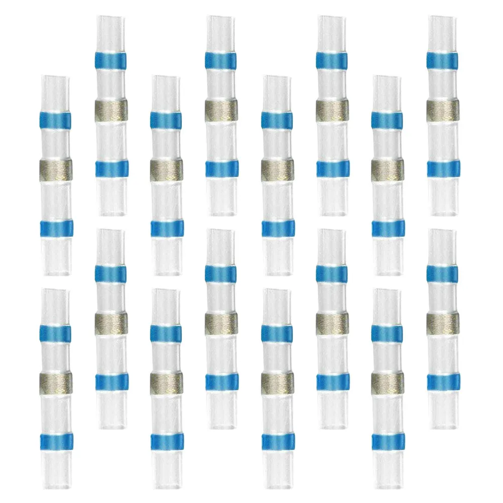 150Pcs Seal Wire Connectors Heat Shrink Welding Butt Connectors Solder Sleeves Automotive Marine Welding Connector Kit