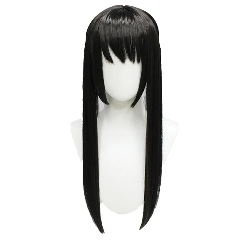 Manga SPY×FAMILY Cosplay Yor Forger Long Black Cosplay Wig SPY×FAMILY Cosplay Yor Forger Black Hair