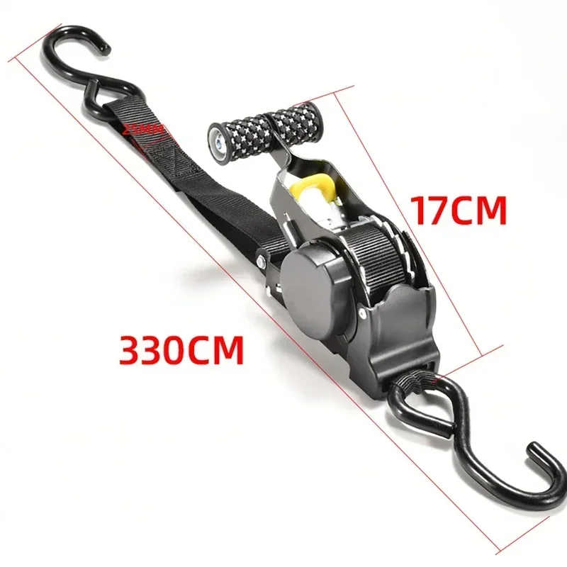 Retractable Auto Ratchet Strap Automatic Shrink Bundle Tape Retractable Belts For Motorcycles Convenience Luggage Straps