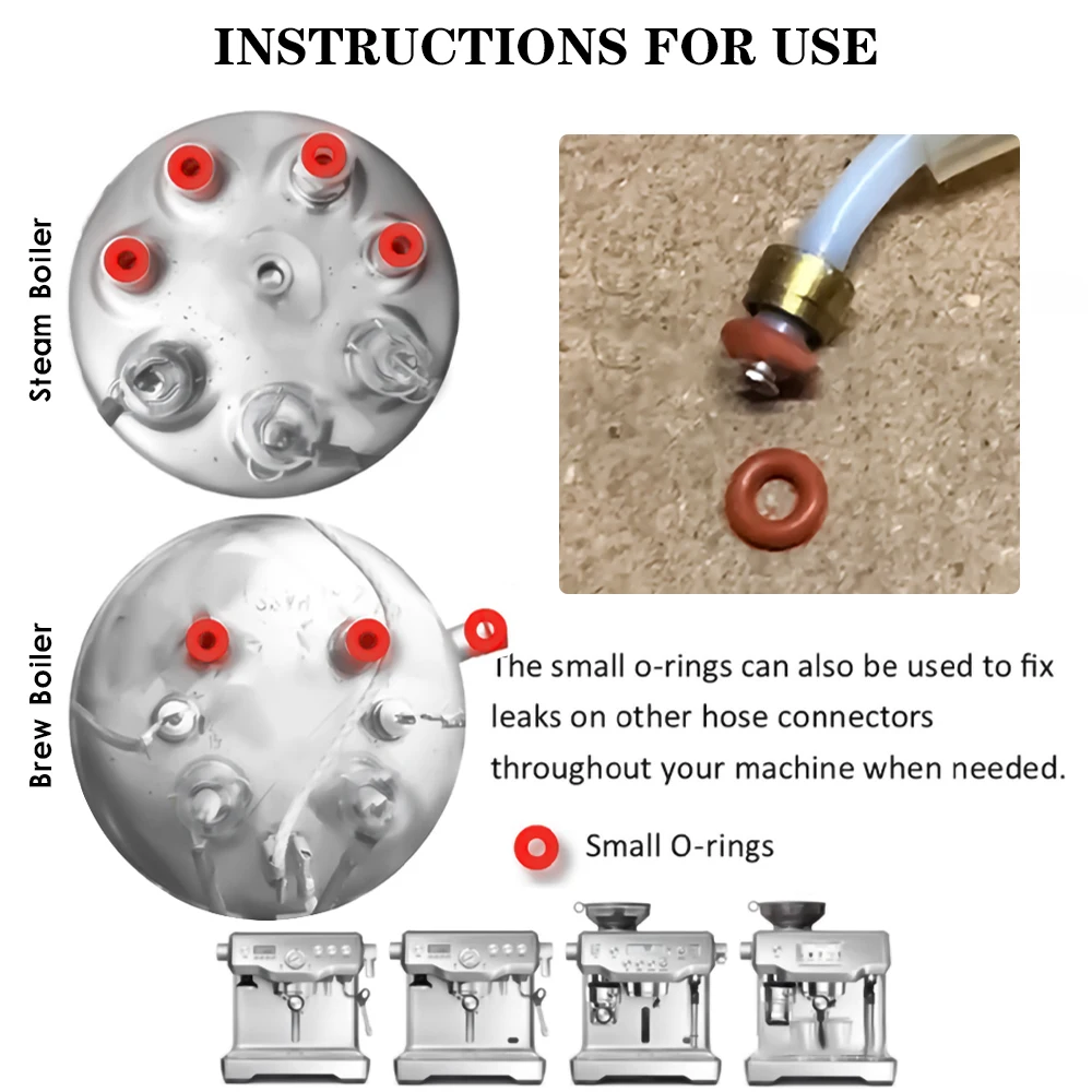 50/100 قطعة ماكينة صنع القهوة ذات الضغط العالي ختم O حلقة جوانات لمعظم ماكينة صنع الكابتشينو Jura C E ENA F J S Z X GIGA #4