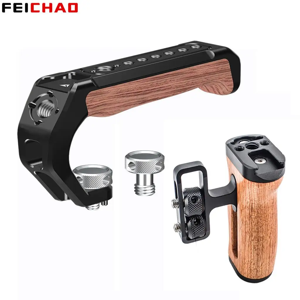 Versatile Camera Stabilization Handle Top & Side Hand Grip 1/4